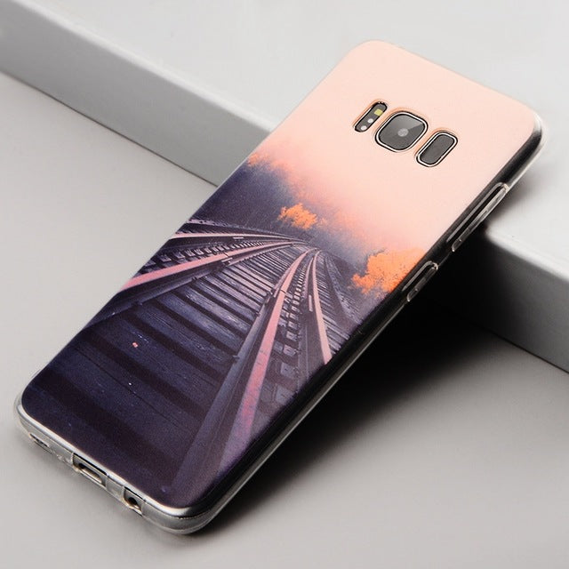 Pattern Phone Cases For Samsung Galaxy S9 S8 Plus S7 Edge Note8 A5 A6 A7 A8 Plus 2018 J3 J4 J6 J5 J7 2017 2018 Soft TPU Cover
