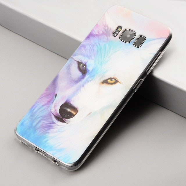Pattern Phone Cases For Samsung Galaxy S9 S8 Plus S7 Edge Note8 A5 A6 A7 A8 Plus 2018 J3 J4 J6 J5 J7 2017 2018 Soft TPU Cover