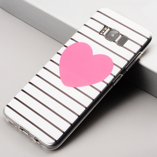 Pattern Phone Cases For Samsung Galaxy S9 S8 Plus S7 Edge Note8 A5 A6 A7 A8 Plus 2018 J3 J4 J6 J5 J7 2017 2018 Soft TPU Cover
