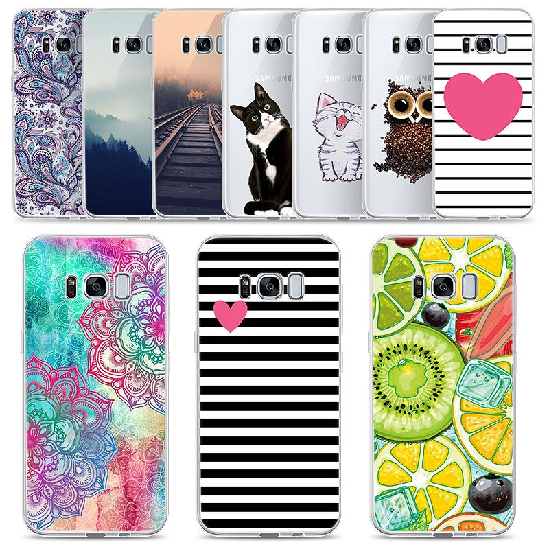 Pattern Phone Cases For Samsung Galaxy S9 S8 Plus S7 Edge Note8 A5 A6 A7 A8 Plus 2018 J3 J4 J6 J5 J7 2017 2018 Soft TPU Cover