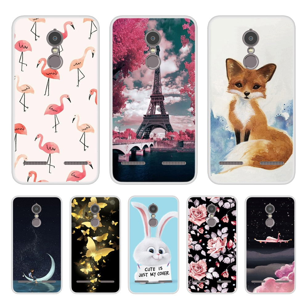 Phone Case For Lenovo K6 Power Soft Silicone TPU Cool Design Pattern Printed For Lenovo K33A42 Cases