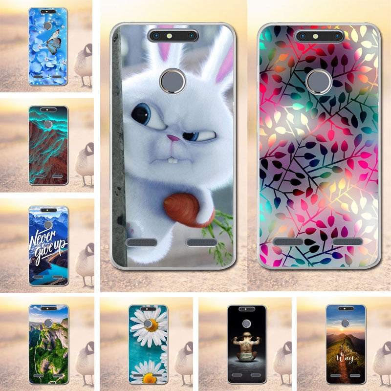 Phone Case For ZTE Blade V8 Lite Mini Case Silicone Soft TPU Cartoon Back Cover For ZTE Blade V8 Mini Lite Capa Funda