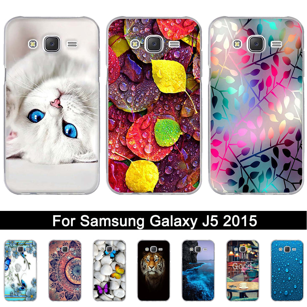 Printing Cover Case For Samsung Galaxy J5 2015 Silicone Soft TPU Back Phone Cases for Samsung J5 2015 SM-J500F J500 J500F Shells