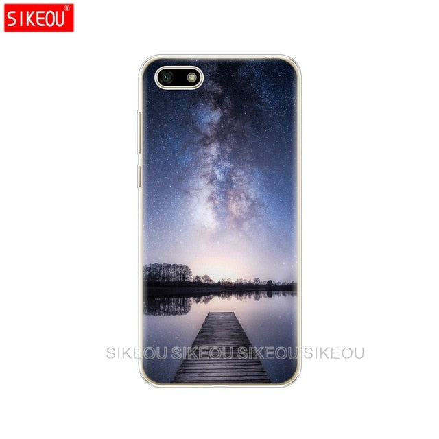 Silicone case For Huawei Honor 7A Case 5.45" inch Soft Tpu Phone Case Huawei Honor 7A 7 A DUA L22 Russian version Back Cover