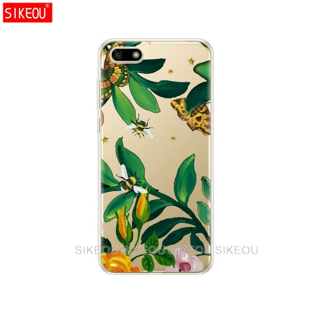 Silicone case For Huawei Honor 7A Case 5.45" inch Soft Tpu Phone Case Huawei Honor 7A 7 A DUA L22 Russian version Back Cover