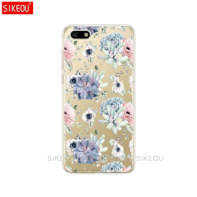 Silicone case For Huawei Honor 7A Case 5.45" inch Soft Tpu Phone Case Huawei Honor 7A 7 A DUA L22 Russian version Back Cover
