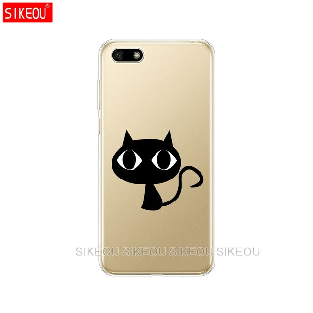 Silicone case For Huawei Honor 7A Case 5.45" inch Soft Tpu Phone Case Huawei Honor 7A 7 A DUA L22 Russian version Back Cover