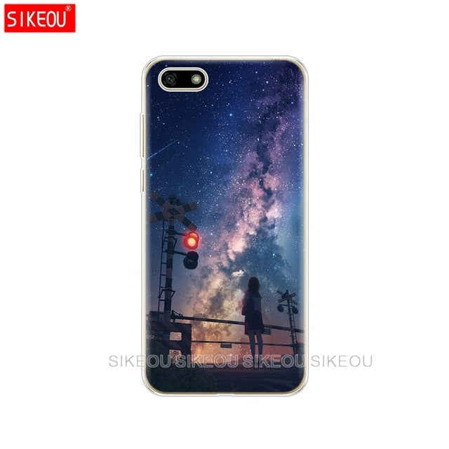 Silicone case For Huawei Honor 7A Case 5.45" inch Soft Tpu Phone Case Huawei Honor 7A 7 A DUA L22 Russian version Back Cover