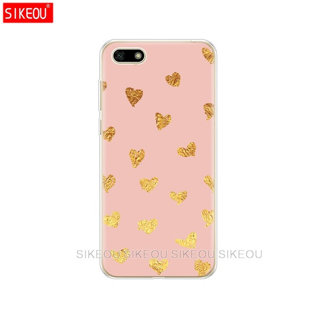 Silicone case For Huawei Honor 7A Case 5.45" inch Soft Tpu Phone Case Huawei Honor 7A 7 A DUA L22 Russian version Back Cover