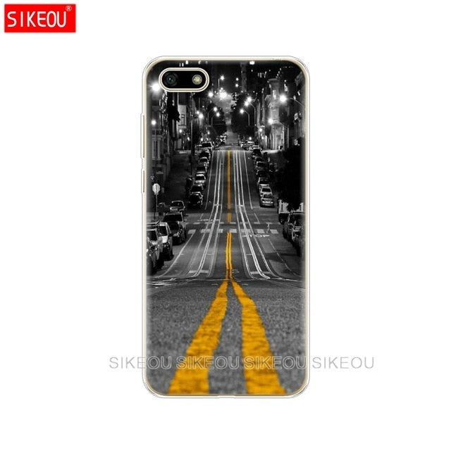 Silicone case For Huawei Honor 7A Case 5.45" inch Soft Tpu Phone Case Huawei Honor 7A 7 A DUA L22 Russian version Back Cover