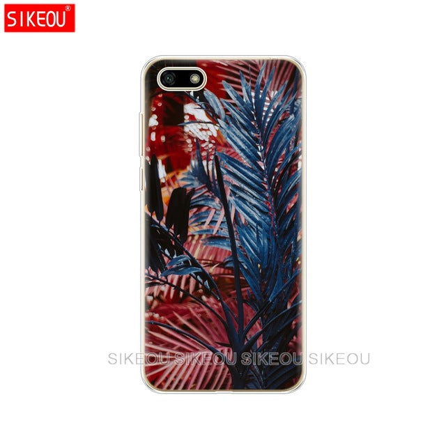Silicone case For Huawei Honor 7A Case 5.45" inch Soft Tpu Phone Case Huawei Honor 7A 7 A DUA L22 Russian version Back Cover