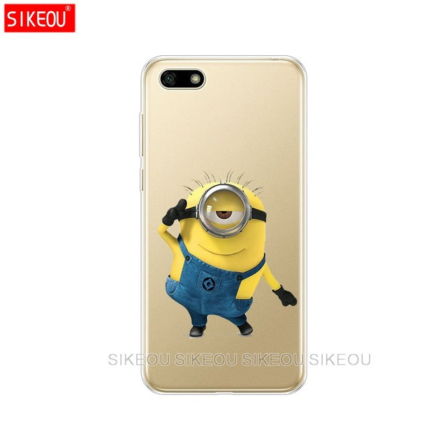 Silicone case For Huawei Honor 7A Case 5.45" inch Soft Tpu Phone Case Huawei Honor 7A 7 A DUA L22 Russian version Back Cover