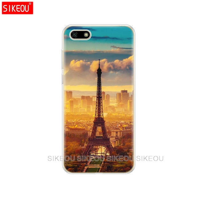 Silicone case For Huawei Honor 7A Case 5.45" inch Soft Tpu Phone Case Huawei Honor 7A 7 A DUA L22 Russian version Back Cover