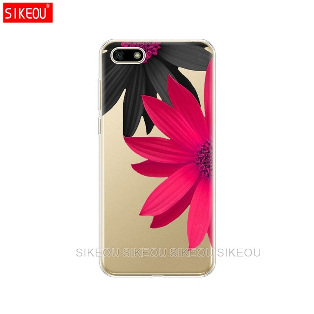 Silicone case For Huawei Honor 7A Case 5.45" inch Soft Tpu Phone Case Huawei Honor 7A 7 A DUA L22 Russian version Back Cover