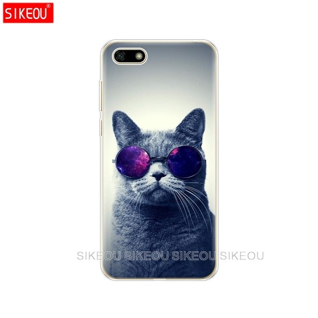 Silicone case For Huawei Honor 7A Case 5.45" inch Soft Tpu Phone Case Huawei Honor 7A 7 A DUA L22 Russian version Back Cover