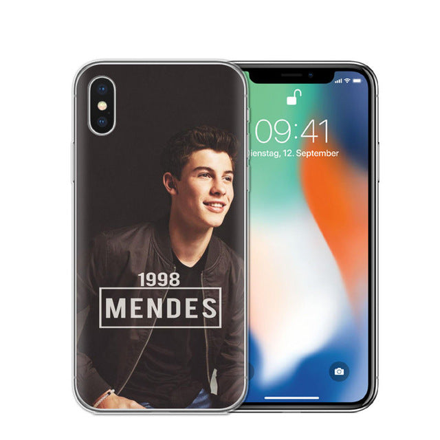 Singer Shawn Mendes Magcon Phone Case For iphone X High Quality Transparent Soft TPU For iphone 5S SE 6 6S 7 8 Plus Case Cover