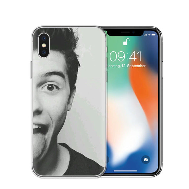 Singer Shawn Mendes Magcon Phone Case For iphone X High Quality Transparent Soft TPU For iphone 5S SE 6 6S 7 8 Plus Case Cover