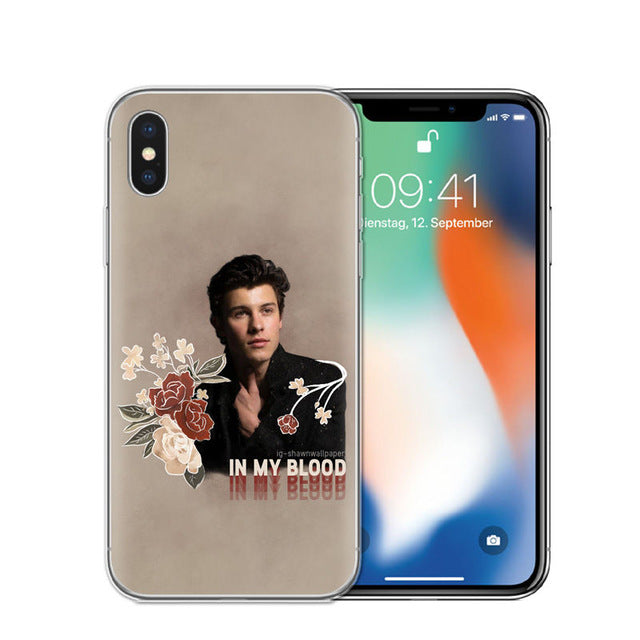 Singer Shawn Mendes Magcon Phone Case For iphone X High Quality Transparent Soft TPU For iphone 5S SE 6 6S 7 8 Plus Case Cover