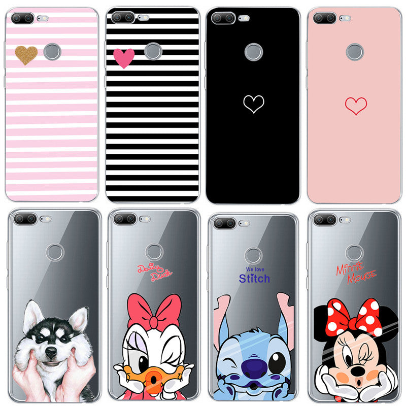 Soft TPU Cases For Huawei Honor 9 Lite 5.65" luxury Silicone Phone Cases Cover For Huawei Honor 9 6C Pro P20 lite P Smart Coque