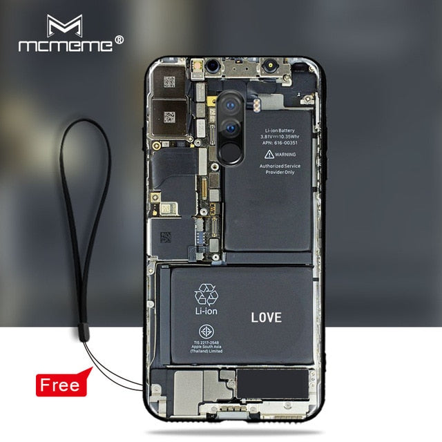 Soft TPU For Xiaomi Pocophone F1 case Poco F1 cover Retro Camera Cassette Tapes pattern phone cases For Xiaomi Poco F1 case