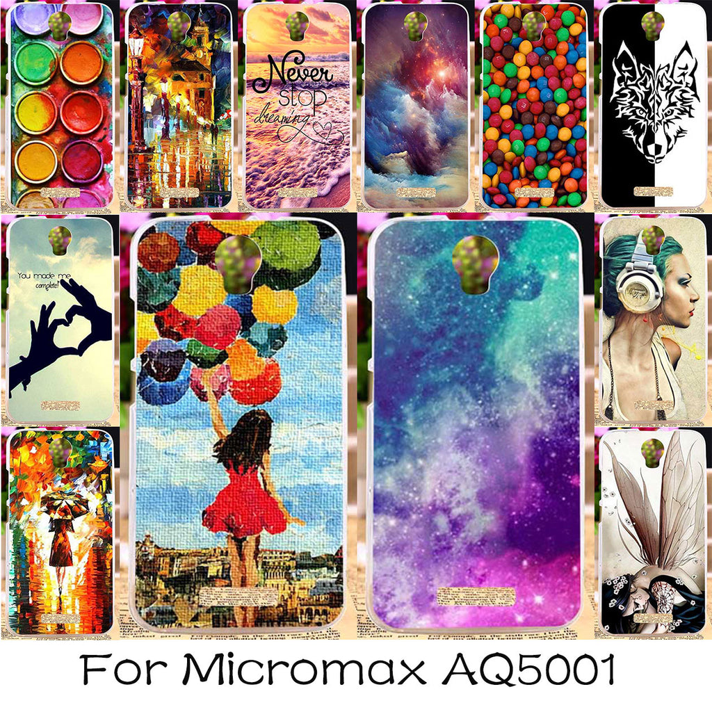 TAOYUNXI DIY Painted Silicone Phone Case For Micromax Canvas Power AQ5001/Juice 2 AQ5001 Micromax AQ 5001 Flexible  Bag Cover