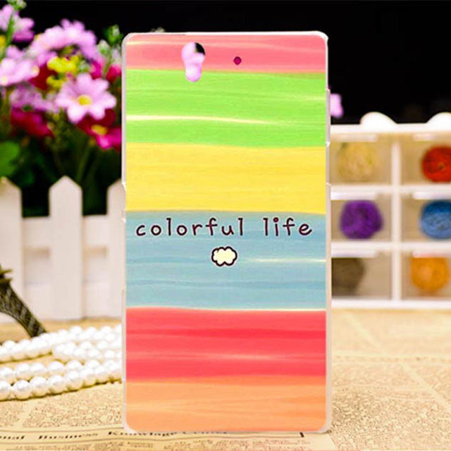 TAOYUNXI Silicone Plastic Phone Case For Sony Xperia Z L36h C6602 C6603 L36i Housing Cover Bag Shell For Sony Xperia Z L36h