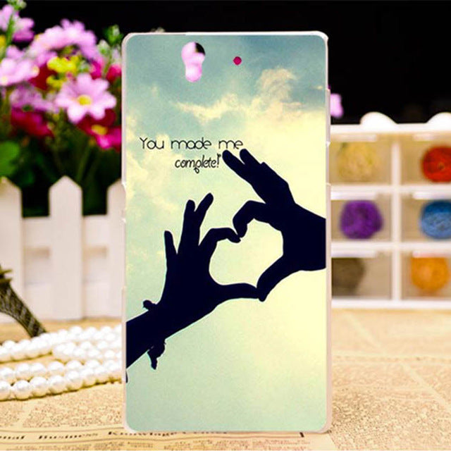 TAOYUNXI Silicone Plastic Phone Case For Sony Xperia Z L36h C6602 C6603 L36i Housing Cover Bag Shell For Sony Xperia Z L36h