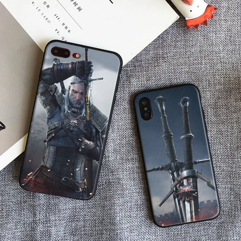 The Witcher 3 Wild Hunt Game Coque Tpu Soft Silicone Phone Case Cover Shell For Apple iPhone 6 6S 6Plus 6sPlus 7 7Plus 8 8Plus X