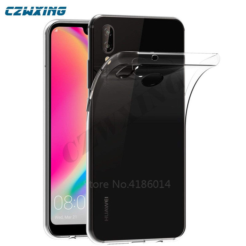 Transparent Case Huawei P Smart Plus Case Soft Silicone Back Cover Phone Case Huawei P Smart Plus 6.3 inch PSmart Plus+