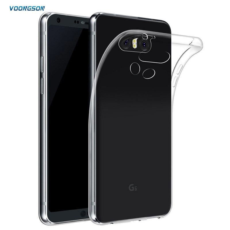 Ultra Thin Soft TPU Gel Original Transparent Case For LG G6 G 6 Crystal Clear Silicon Cover Transparent Phone Cases