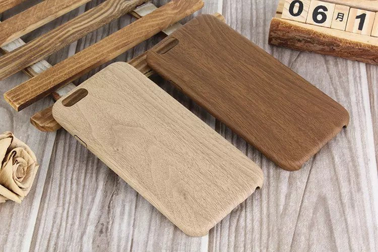 Ultra thin Wood grain Mobile Phone Cases For iPhone 5 5s SE Coque For iPhone 6 s plus 7 8 plus X 10 Men Women Soft Case Cover