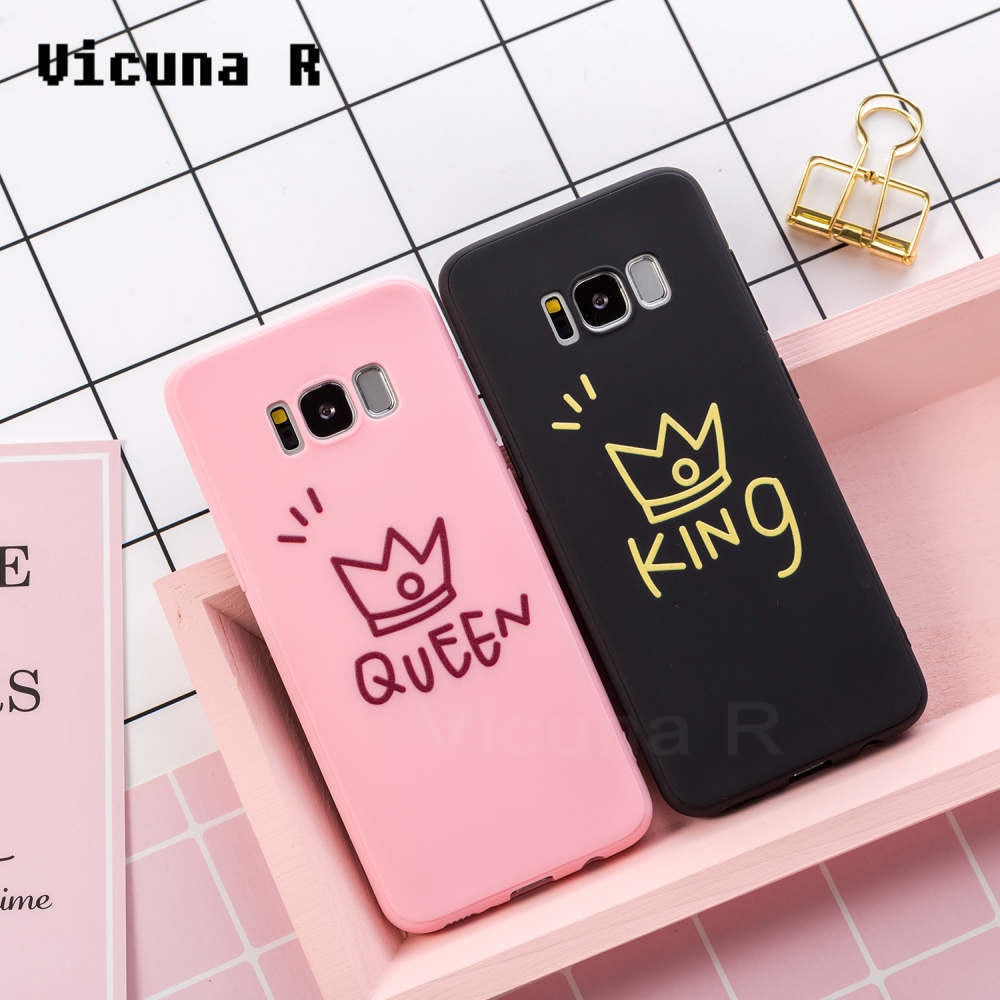 Vicuna R Soft TPU 3D Relief Phone Cases For Samsung Galaxy A5 J5 2017 Case King Cover for Samsung Galaxy S7 edge S8 S9 Plus Case