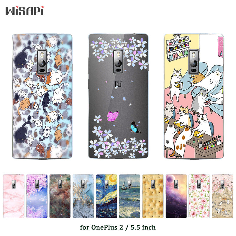 for OnePlus 2 Case Ultrathin Silicone Protective Fashion Printed Back Cover Phone Case for One Plus Two One Plus 2 Soft TPU