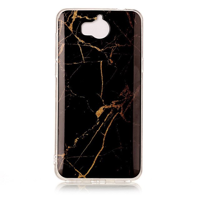 luxury Marble Stone Case sFor Huawei Y5 2017 Case soft Silicone TPU Rubber Back Cover Phone Case For Huawei Y6 2017 Case
