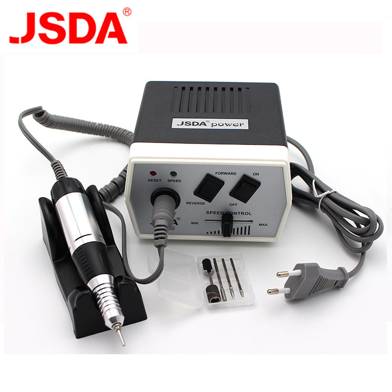 35W JD400 Pro Electric Nail Art Drill Machine Nail Equipment Manicure Pedicure Files Electric Manicure Drill & Accessory